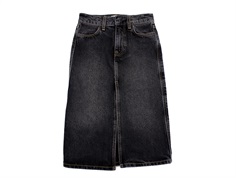 Kids ONLY washed black long denim nederdel